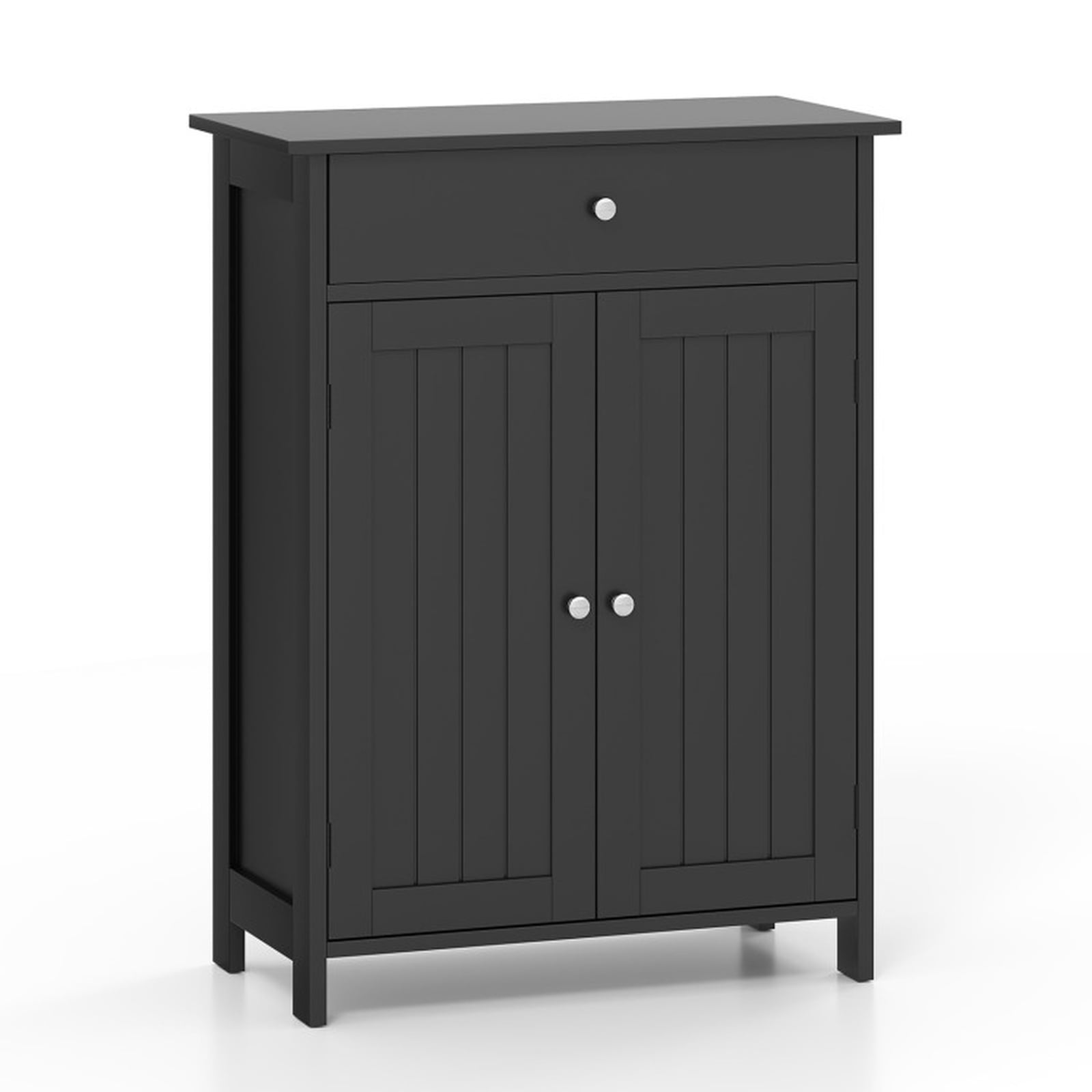 Vebreda Freestanding Bathroom Storage Cabinet, Bathroom Floor Cabinet Freestanding Storage Organizer with 2 Doors, Multiple Storage Options