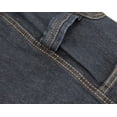 thumbnail image 3 of Men's 100% Cotton Classic Fit Work Jeans Hammer Loop Carpenter Denim Pants (Blue, 40W x30L), 3 of 3
