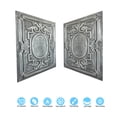 thumbnail image 6 of Artistic 3D ceiling tiles Suspended Wall Panels for Flower Boutique PL15 Antique tin 10Pcs/pack, 6 of 9
