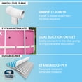 thumbnail image 5 of INTEX Round Metal Frame 8ft x 30in Above Ground Swimming Pool, Pink, 5 of 10