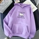 thumbnail image 4 of Sudadera con capucha de manga larga para mujer, ropa de calle divertida, no soy mujer, Kpop, Harajuku, gráfico de gato de dibujos animados, letras perezosas, 4 of 5