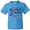 Pacific Blue, variant on Inktastic Thankful and Blessed Inspirational Saying with Flowers Youth T-Shirt