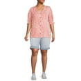 thumbnail image 2 of Terra & Sky Women’s Plus Size Pull On Bermuda Shorts, 2 of 5