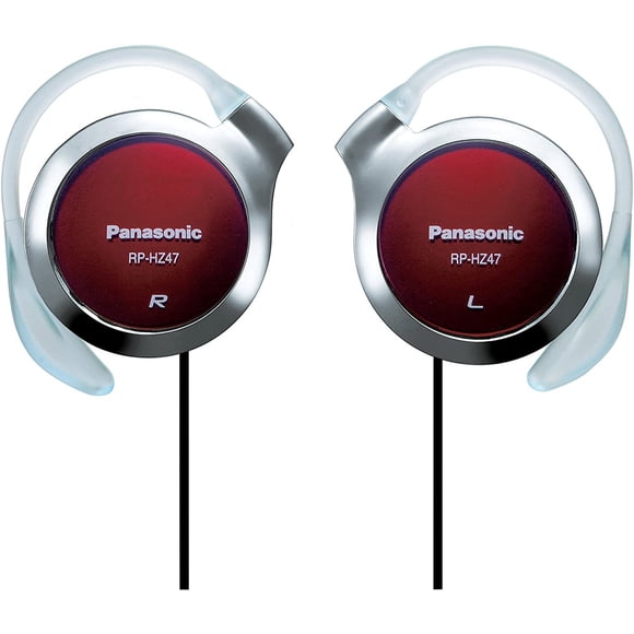 Panasonic Clip Headphone Red RP-HZ47-R (Importacion de Japon