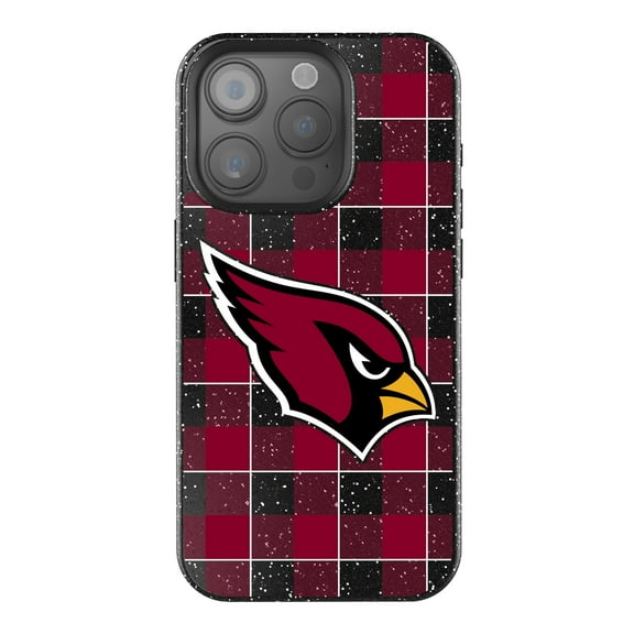 Keyscaper Arizona Cardinals Plaid iPhone Bling Case