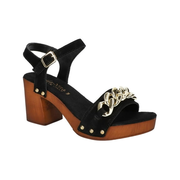 Bella Vita Womens Van-Italy Suede Open Toe Block Heels