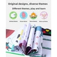 thumbnail image 2 of Finger Painting Book Set for Kids Ages 3+ - Washable Mess-Free Fingerprint Art Kit with 4 Themes (Farm/Ocean/Animal/Princess), 6 Colors Non-Toxic Ink, Preschool Educational Craft Toy, 2 of 7