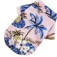 thumbnail image 1 of Camisa para perro con estampado de piña ajustable para gato y cachorro, 1 of 5