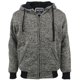 thumbnail image 1 of Gary Com Sudaderas con Capucha de Forro Polar con Forro Sherpa y Cremallera Completa de Peso Pesado de 1.8 LB para Hombres Tallas Grandes Chaquetas Marled 4XL Oliva, 1 of 5