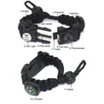 thumbnail image 5 of 2PCS Bracelet de Survie Réglable, 7 Coeur Paracord 20 en 1 Kit d'Engrenage de Bracelet de Sport d'Urgence, 5 of 5