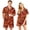 Vermilion, variant on JULMCOMO Couples Matching Pajamas Full Maple Leaf Print Soft Lounge Two Piece Sets Autumn Print Elastic Waist Comfy Fall Festival Shorts Red-Men 2XL