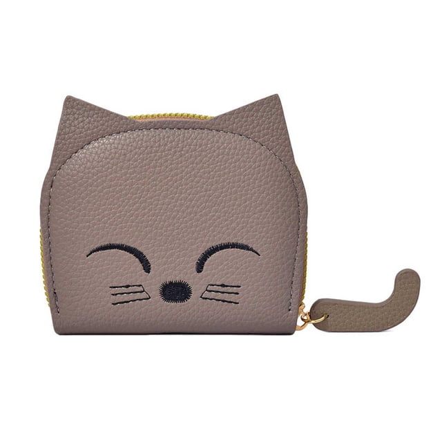 MIASHUI Stylish Purse Compact Zipper Wallet for Women Daily Use Card Holder with Multiple Slots for Business and Travel
