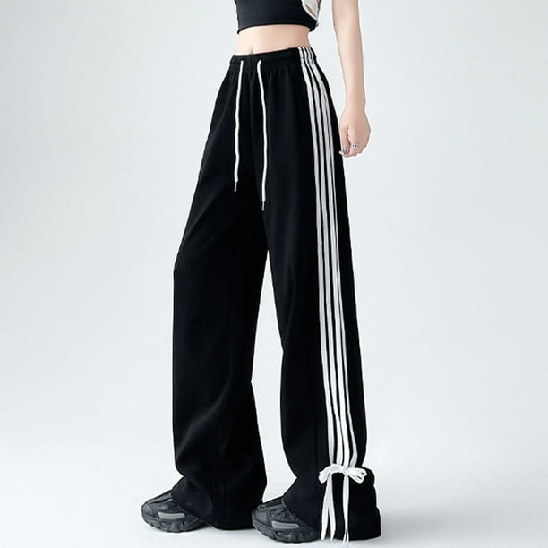 WILLBEST Pantalones Casuales elegantes para Mujer, con Pierna Ancha, Cintura Suelta y Bolsillos, Rectos y de Cintura Alta para Mayor Comodidad Diaria. Chica