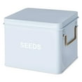 thumbnail image 1 of FRAÎCHE Spring Metal Pearl Blue Seed Storage Container, 1 of 4