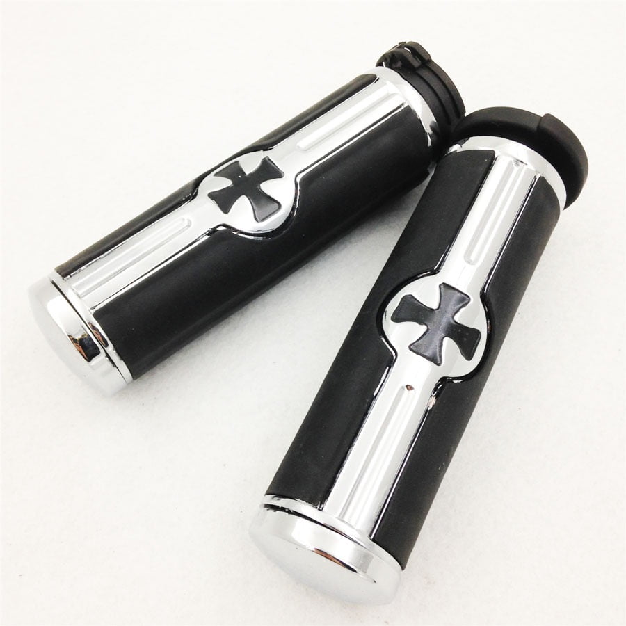 HTTMOTOR Handlebar Cross grips for Harley 96later VRSC, XL, XR, Dyna, Softail (except FLSTSE2