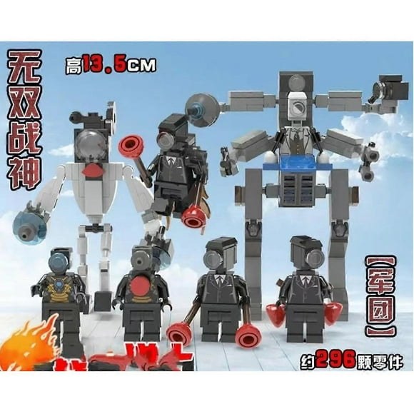 Skibidi Toilet Toy Building Block Titans Camera Man Tv Man Cameraman Speakerman Skibidi Toilet Clock Man Titans Drill Speaker