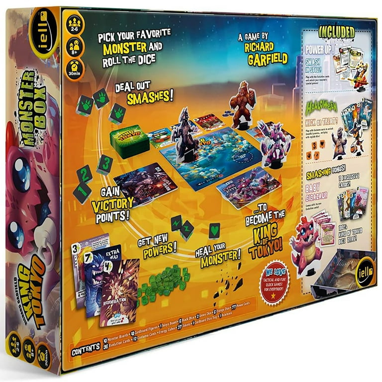IELLO King of Tokyo Monster Box - Base Game & Expansions