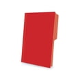 thumbnail image 2 of Fólder Pendaflex Color Rojo Tamaño Oficio Ceja 1/2 Caja c/50 Piezas, 2 of 3