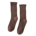 thumbnail image 4 of Crew Socks Solid Color 5 Pairs Breathable Cotton Socks Ruffle Socks for Girls, 4 of 10