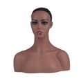 thumbnail image 3 of Busto de cabeza de maniquí femenino, soporte para pelucas, estante de exhibición con maquillaje, cabeza de maniquí multifuncional, soporte para peluca, 3 of 8