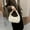 White, variant on FAMTKT Tote Bag for Women, Fashion Trend Women's Retro Sweet Armpit Cloud Bag Tote Bag