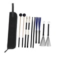 thumbnail image 3 of Blinkol Drum Sticks Set Mallet Brushes for Music Lover Professional Studio Recording, 3 of 9