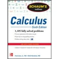 thumbnail image 1 of Pre-Owned Schaum's Outline of Calculus, 6th Edition: 1,105 Solved Problems + 30 Videos (Paperback) 0071795537 9780071795531, 1 of 1