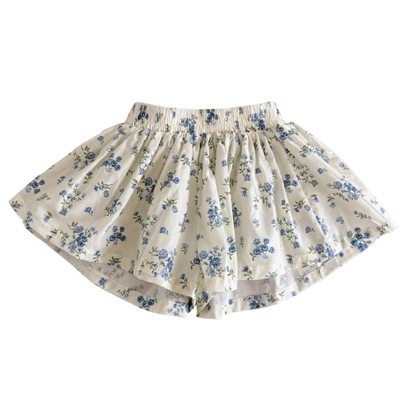 Girls Dresses Size 7 , Spring Dresses Girls,Floral Summer Dress With Sleeves For Girls Casual Play Outfit Toddler Kids Party Occasion Wear