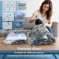 thumbnail image 4 of SUOCO Vacuum Storage Bags for Travel with Rechargeable Pump, 18 Combo (6L/6M/6S) Compression Packing Seal Bags for Luggage Suitcase, Space Saver for Clothing and Clothes Storage Travel, 4 of 5