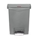 thumbnail image 2 of Bote de basura Rubbermaid Commercial Slim Jim de 8 galones, gris, 2 of 7