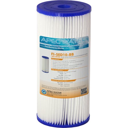 

APEC 20 in. Chlorine Removal and Anti-Scale Specialty Water Filter Big Blue Replacement Filter Cartridge (FI-SCALECAB20-BB)