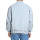 thumbnail image 3 of Chaqueta Bomber INSPIRE CHIC para hombres, abrigo de otoño, cierre completo, puños acanalados, chaqueta de béisbol XL gris, 3 of 6