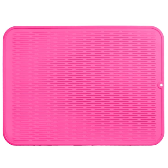 Alfombrilla de silicona para secar platos MicoYang Rose 2XL, 60 x 45 cm, resistente al calor