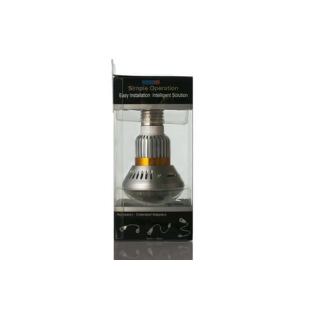 Inexpensive Motion Activated Nightvision Bulb CCTV Security DVR