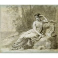thumbnail image 3 of Pierre-Paul Prud'hon 23x20 Black Modern Framed Museum Art Print Titled - Study for a Portrait of Empress Josephine (1805), 3 of 5