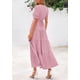 thumbnail image 2 of Vestido midi PRETTYGARDEN para mujer, casual, verano 2025, rosa, 2 of 8