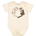 thumbnail image 3 of Inktastic Cute Ferret Heart Boys or Girls Baby Bodysuit, 3 of 5