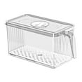 thumbnail image 2 of Refrigerator Organizer Bins, Clear Plastic Storage Containers, Fridge and Freezer Organizer, for Kitchen Cabinet and Pantry Storage, Transparent Plastic Box, by FAJHHA, 2 of 8