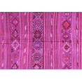 thumbnail image 1 of Ahgly Company Indoor Rectangle Oriental Pink Traditional Area Rugs, 5' x 7', 1 of 4