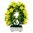 thumbnail image 2 of Gwong Decoración hogareña Flor artificial Bonsai Realista Realista Resistente a UV Plastic Fasy Care Flowers Flowers Bonsai para al aire libre Gwong 21085750, 2 of 6