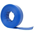 thumbnail image 5 of , 2"x100FT Pool Backwash Hose, Blue Heavy Duty Reinforced PVC Lay Flat Water Discharge Hose for Swimming Pool Filter Pump,with 2 Clamp, Blue ,Pvc ,, 5 of 8