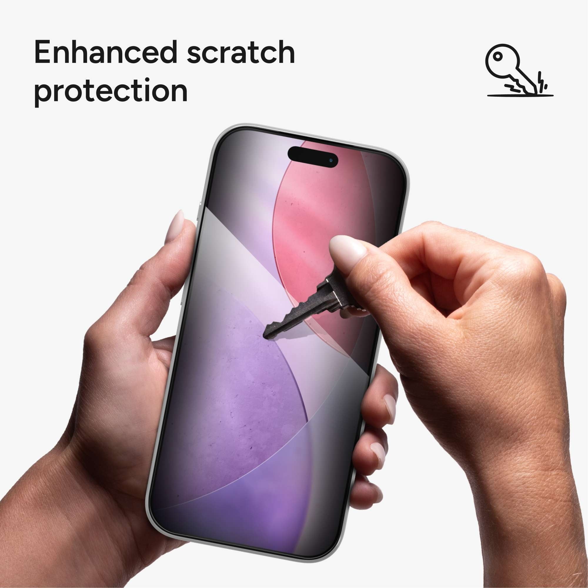 ZAGG InvisibleShield – Apple iPhone 17 Pro Glass Shield Privacy Screen Protector, PerfectFit™ Installation, 3x Stronger Glass, Impact & Scratch Protection