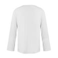 thumbnail image 5 of ZyeKqe Womens Dressy Casual Tops Long Sleeve Shirts Asymmetrical V Neck Top Loose Fitted Work Office Blouses, 5 of 5