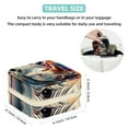thumbnail image 5 of Rhino Travel Portable Square Jewelry Organizer with Storage Box | Jewelry Display and Box for Rings, Earrings, Necklaces, Bracelets - Suitable for Girls and Women, 5 of 6