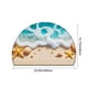 thumbnail image 3 of Felpudo de Entrada de Poliéster Antideslizante de 61 X 40 Cm | Alfombra Semicircular Absorbente | Alfombra de Cocina a Prueba de Suciedad y Acolchada para Baño, Porche, Lavandería, Entrada E Interior, 3 of 6