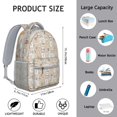 thumbnail image 6 of Cute Shih Tzu Dog and Coffee Pattern Backpack for School,Cute School Bag,Schoolbag with Adjustable Shoulder Straps & Padded Back,15.3"x11"x6.7", 6 of 6