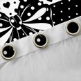 thumbnail image 4 of Manfei Ribbon Bowtie Blackout Curtains Set of 2 (38x54 Each),Pink Coquette Bow Living Room Curtains, 4 of 6