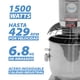 thumbnail image 2 of Batidora Industrial Onof HR-B30 De Acero Inoxidable Color Plateado, 2 of 7