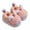 Pink, variant on GobdXE Cute Cartoon Cat Kids Plush Slippers Open Back Warm Indoor House Slippers for Home Wear Size:9-9.5 Years