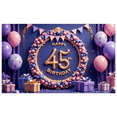 thumbnail image 7 of Colorful Design Happy 45th Birthday Balloon Decoration Party Banner for Celebration Event Indoor, 7 of 7